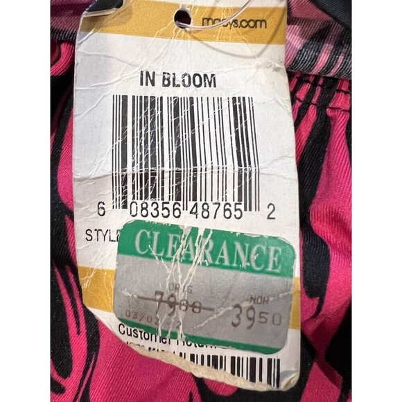 NWT INC International Concepts Womens Blouse Top Plus Size 3X Pink Black Swirl - Picture 6 of 6